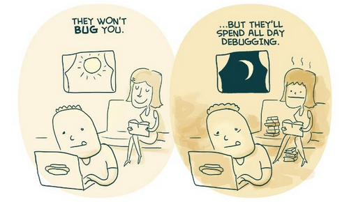 九副漫画告诉你和程序员谈恋爱的好处与坏处！4