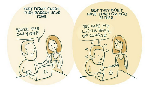 九副漫画告诉你和程序员谈恋爱的好处与坏处！0