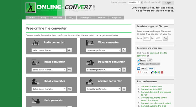 online convert