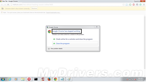 Chrome浏览器千万别打开这个地址！