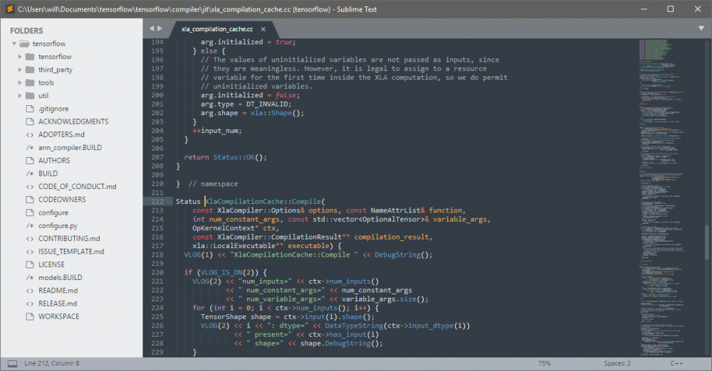 图0：Sublime Text 3.0 Build 3143 发布，全新 UI 主题