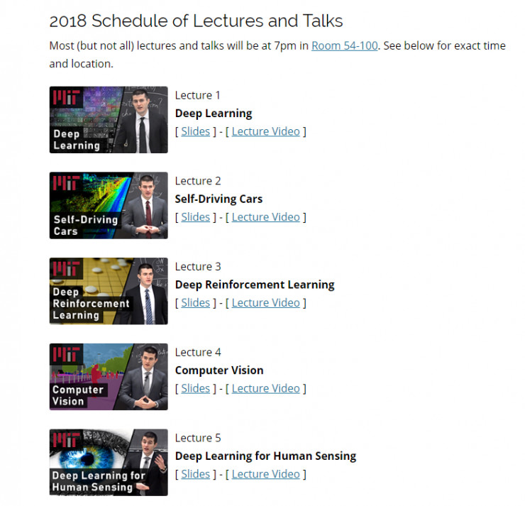 图4：麻省理工开源了一期深度学习入门级课程