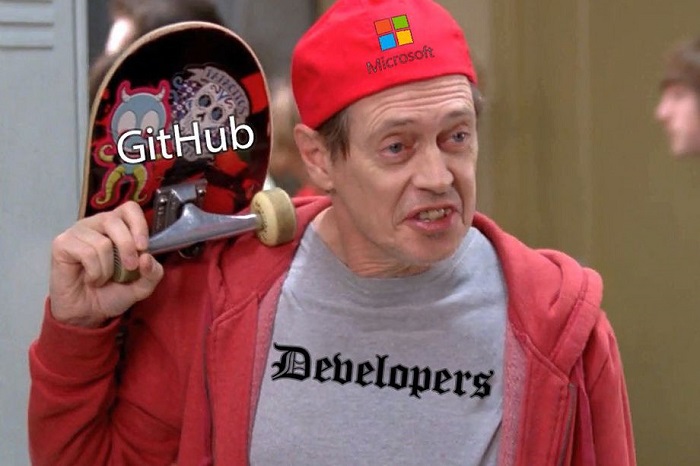 图0：不满微软收购GitHub 网友纷纷晒出表情包