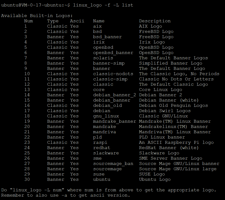 图29：28条超有趣的Linux命令