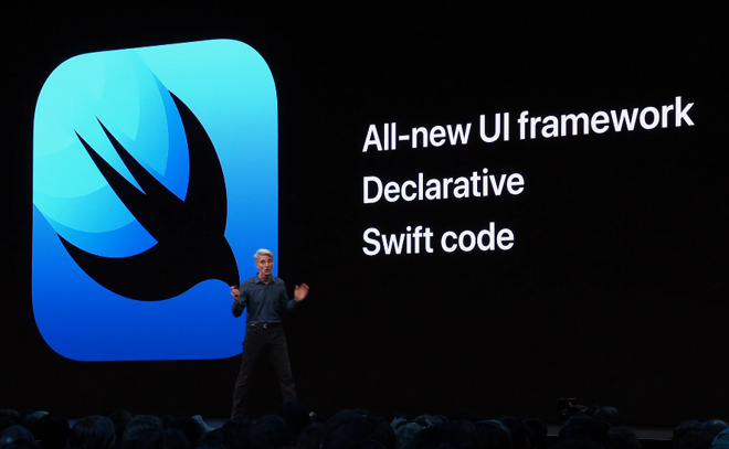 图0：WWDC19 苹果宣布全新 UI 框架 SwiftUI