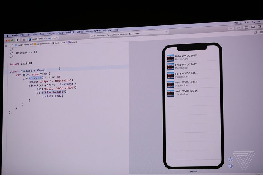 图2：WWDC19 苹果宣布全新 UI 框架 SwiftUI