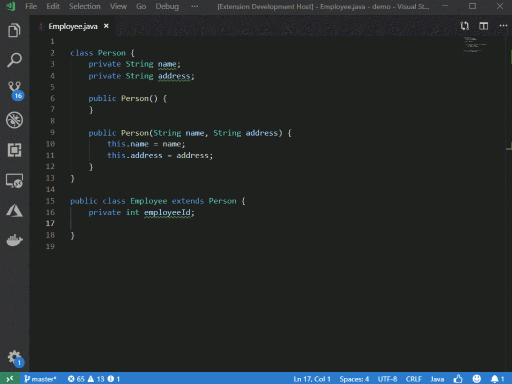 图2：VSCode 6 月 Java 更新，编辑器就该有编辑器的样子