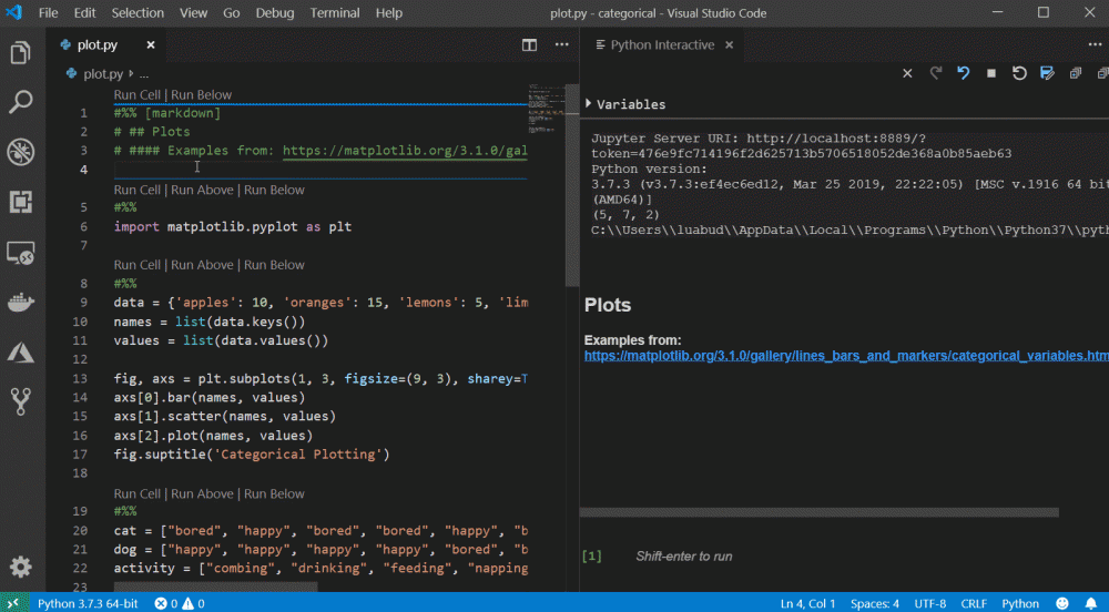 图0：VS Code 的 python 扩展发布，绘图功能更强大