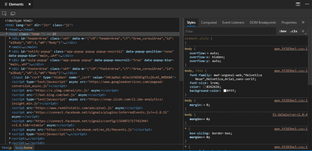 图2：VS Code 新扩展，面向 Web 开发人员调试 DOM