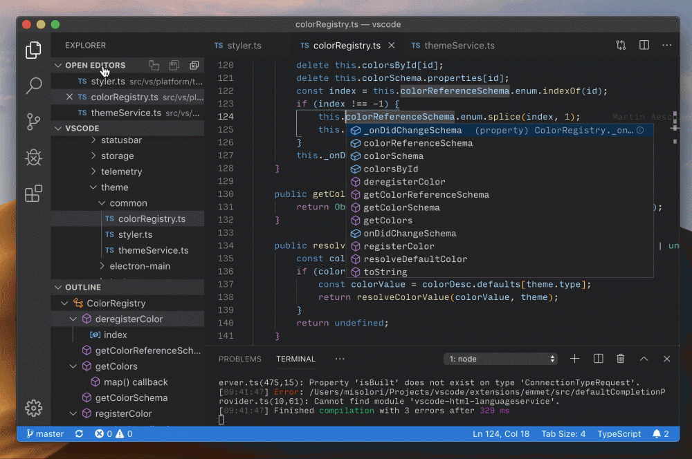 图0：VS Code 1.37 发布，多个图标迎来全新设计