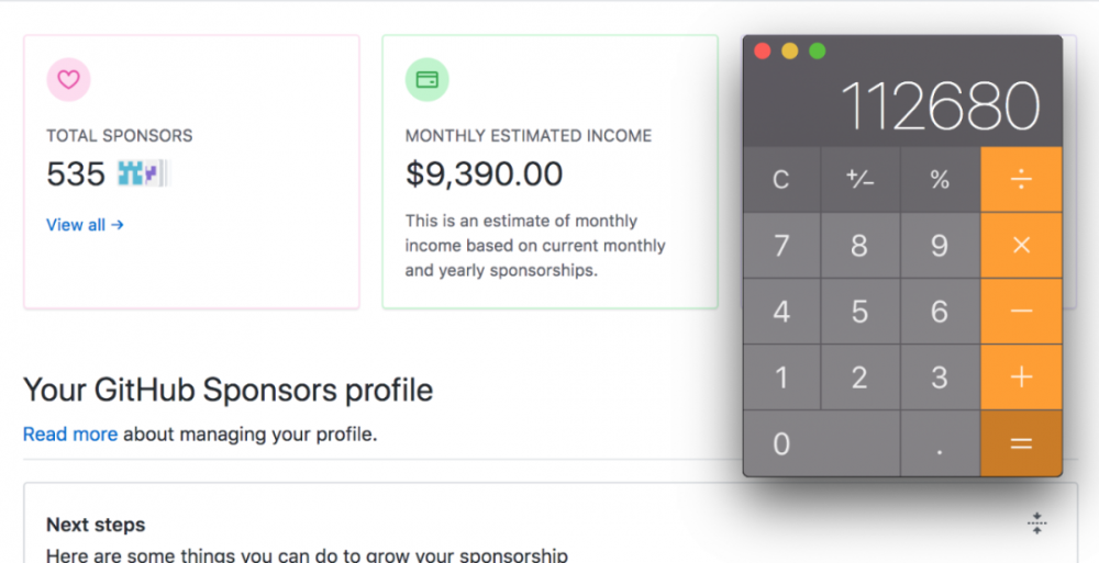 图7：我是如何靠GitHub打赏年入十万美元的