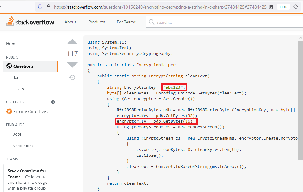 图5: undefined这些流行的 StackOverflow 加密代码片段,很可能会给你的项目带来灾难