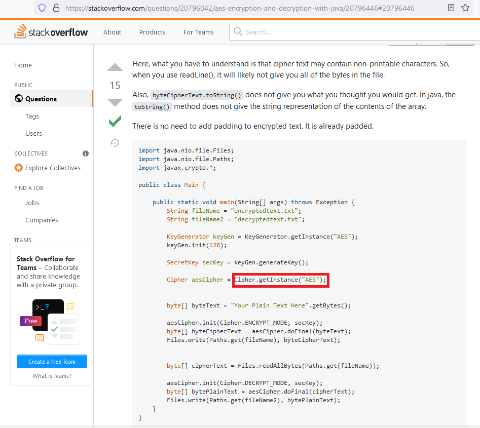 图1: undefined这些流行的 StackOverflow 加密代码片段,很可能会给你的项目带来灾难
