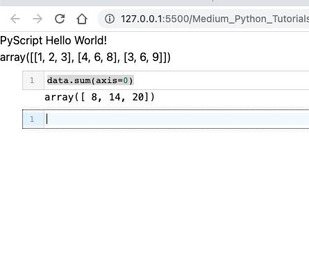 图7: PyScriptPyScript:让 Python 脚本在 Web 中跑起来