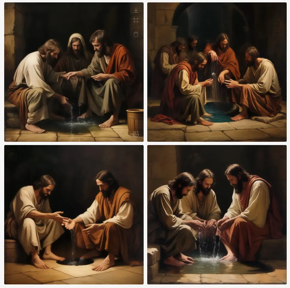 图5：【外评】为什么 AI 不想让我看耶稣为门徒洗脚？