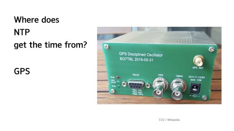 Where does NTP get the time from? GPS