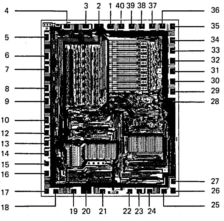 图0：AMD五十年前凭借逆向工程制造的英特尔8080克隆处理器进入CPU市场